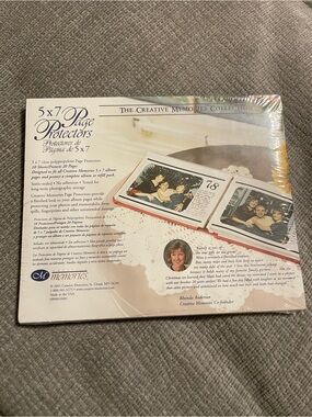 New Creative Memories 5 x 7 PAGE PROTECTORS - Old Style 10 Sheets Sealed Retired
